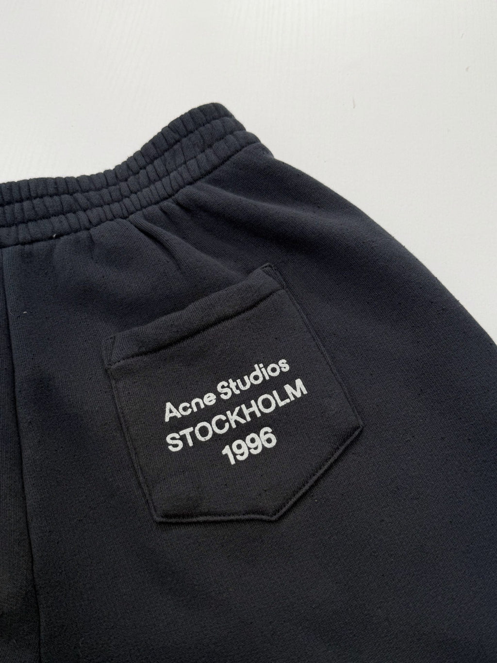 Acne Studios Drawstring Elastic‑Waist Wide‑Leg Sweatpants