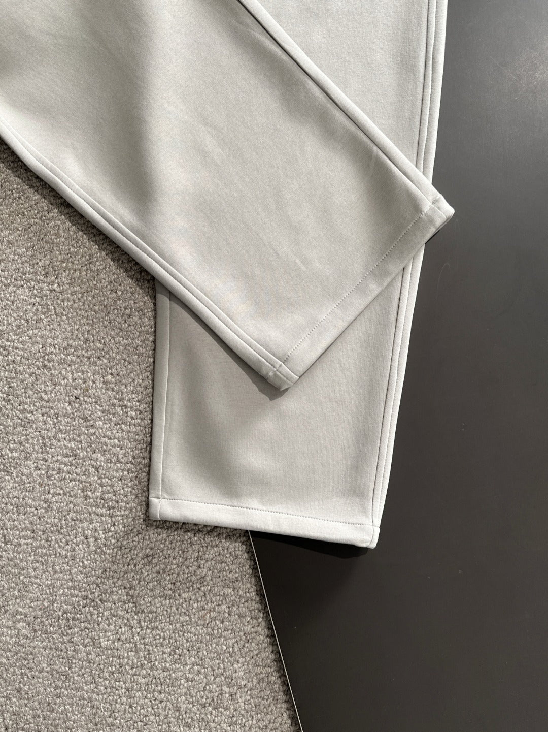 Acne Studios Drawstring Waist Straight‑Leg Sweatpants