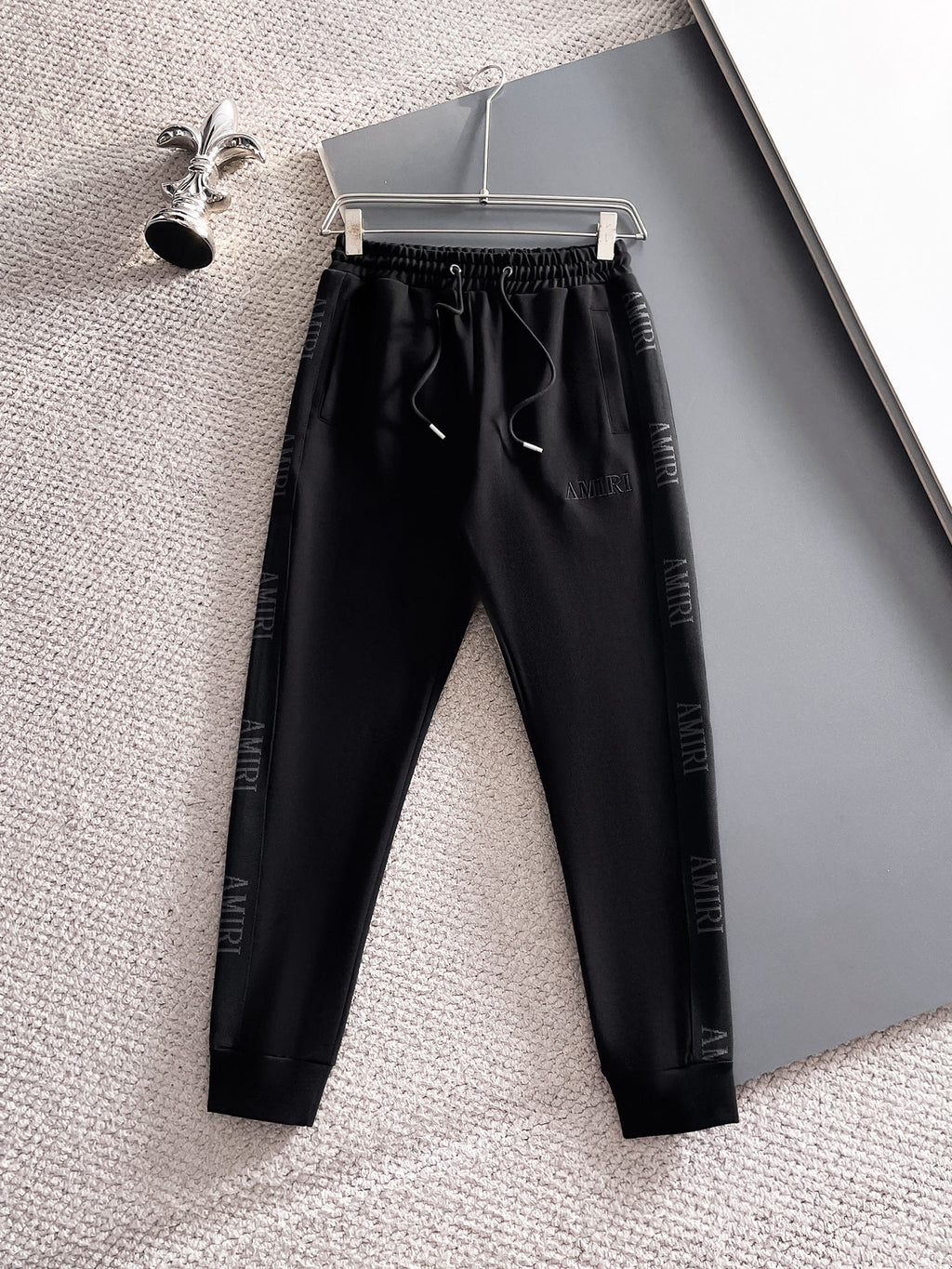 AMIRI Stand‑Collar Full‑Zip Jacket & Jogger Pants Tracksuit Set