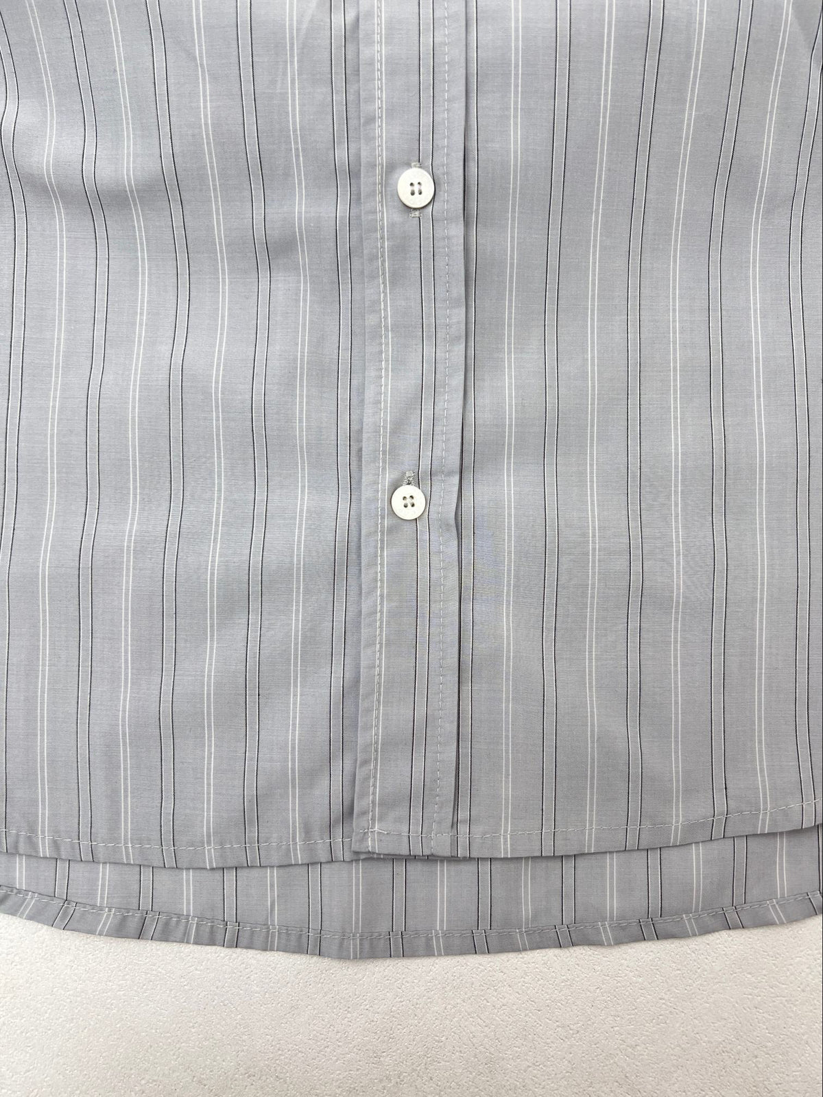Acne Studios Vertical Stripe Oversized Long‑Sleeve Shirt