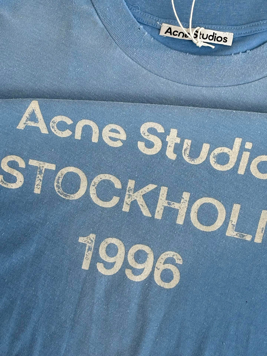 Acne Studios Stockholm 1996 Print Oversized Long‑Sleeve T‑Shirt