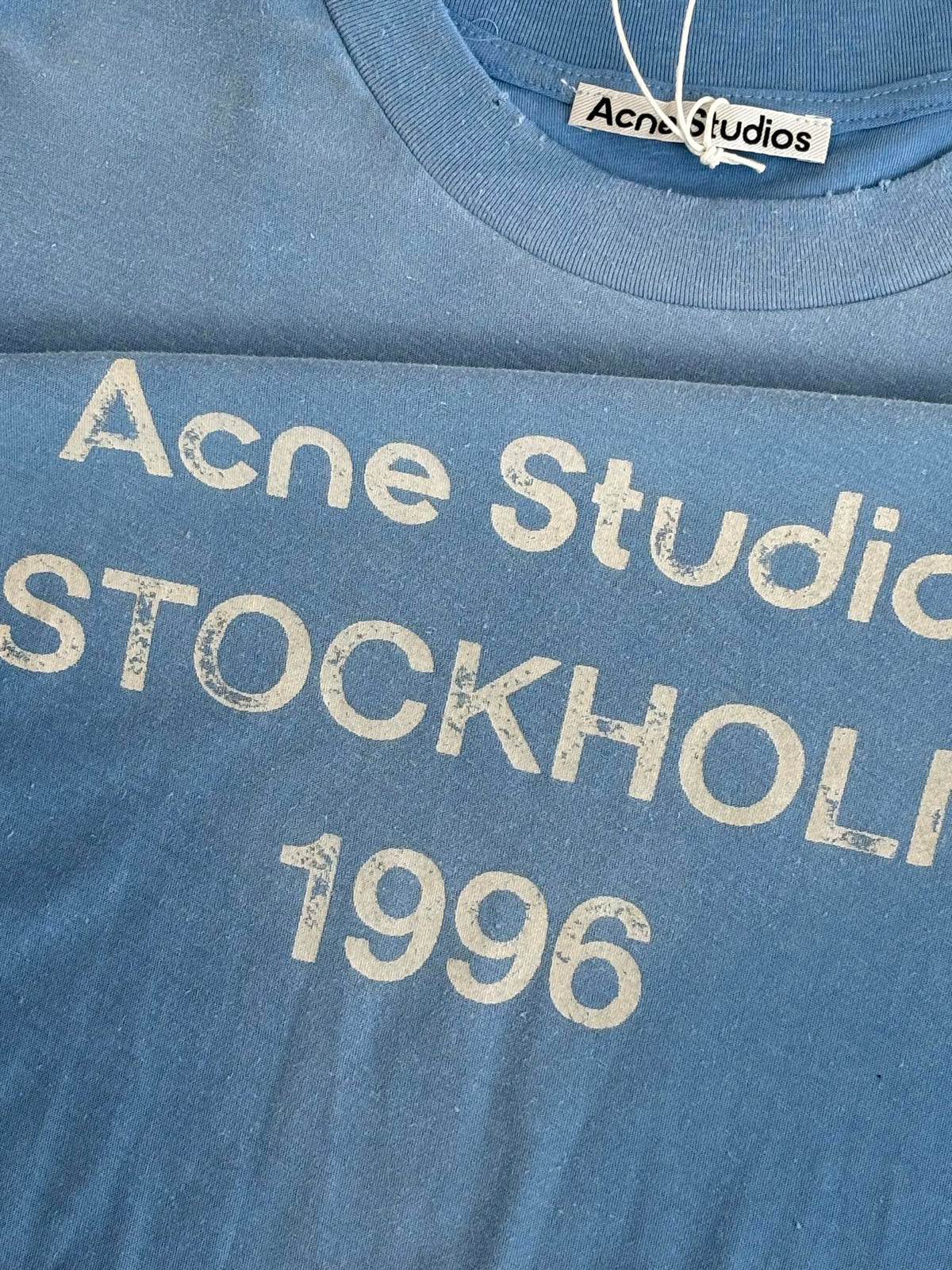 Acne Studios Stockholm 1996 Print Oversized Long‑Sleeve T‑Shirt