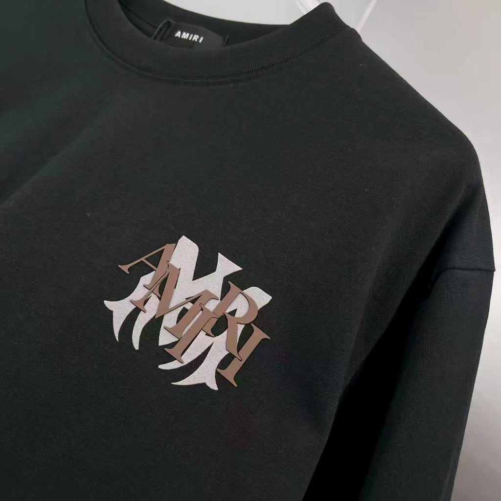 AMIRI For the Dreamers Layered Logo Graphic Crew-Neck Short-Sleeve T-Shirt