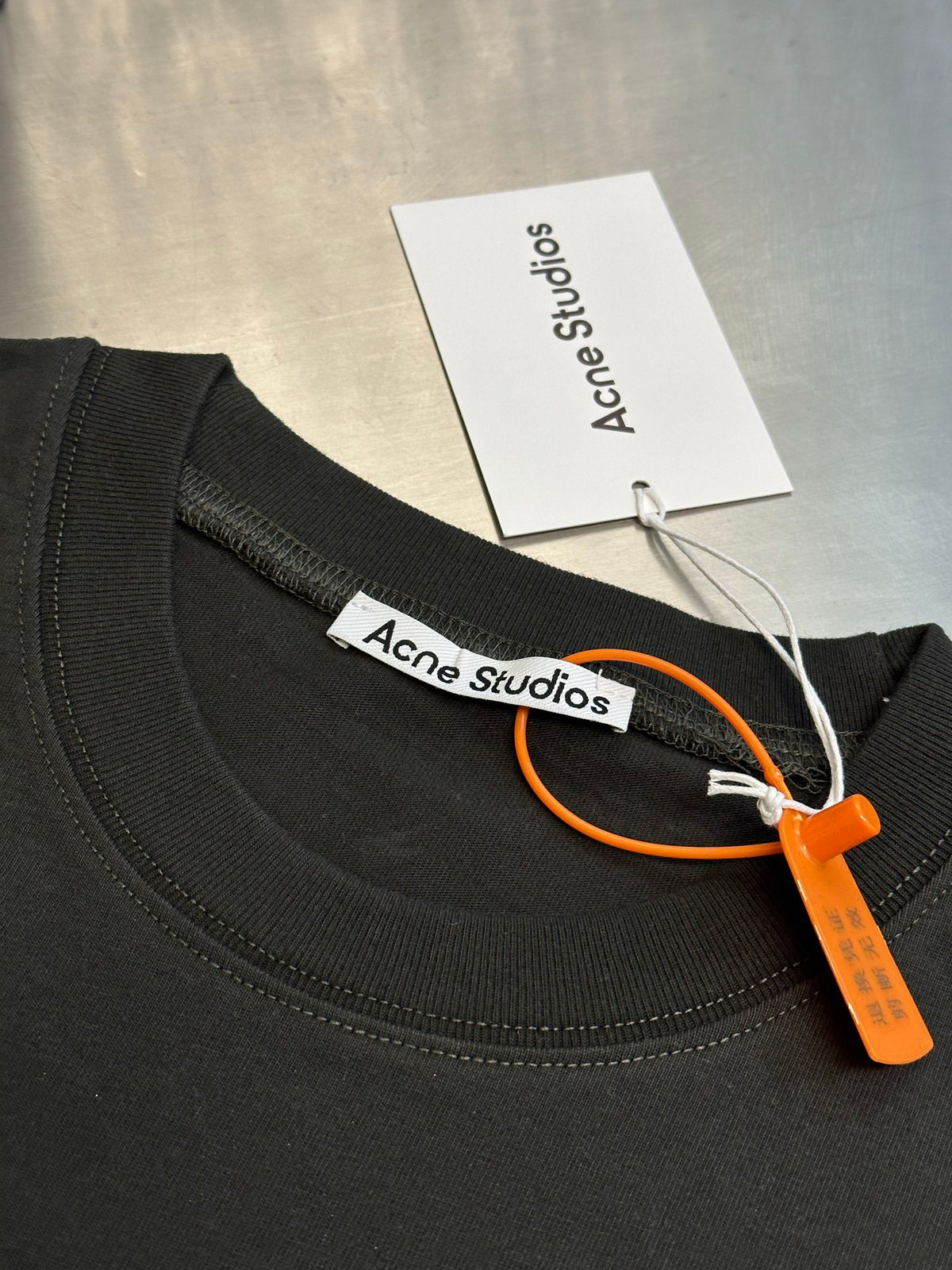 Acne Studios Minimal Logo Oversized Short‑Sleeve T‑Shirt