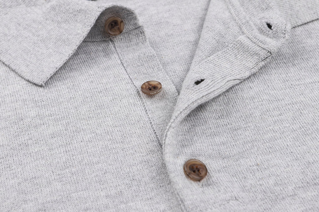 Polo Ralph Lauren Men’s Long‑Sleeve Knit Polo Shirt, 3‑Button Placket
