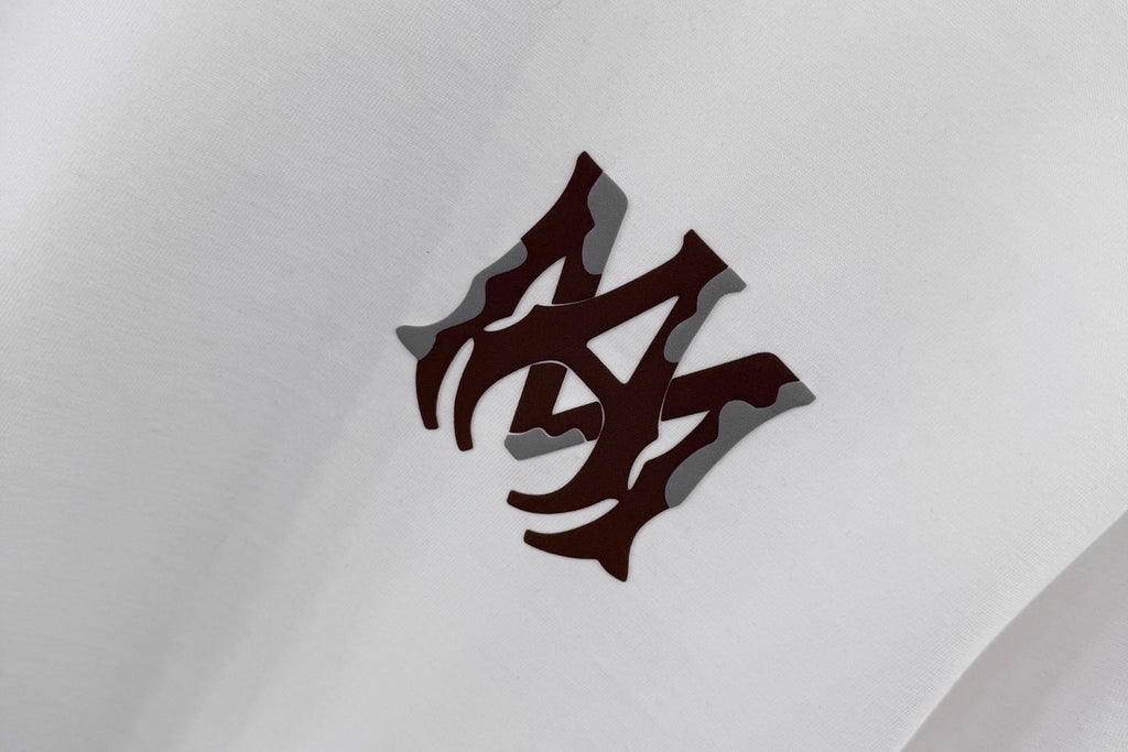 AMIRI MA Monogram Chest Graphic Short‑Sleeve Tee