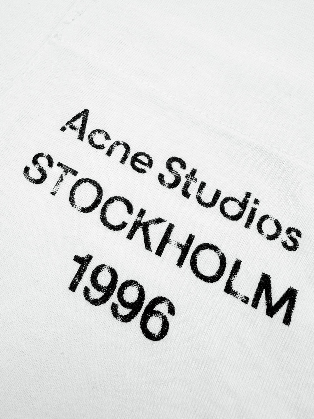 Acne Studios Stockholm 1996 Pocket‑Detail Oversized Crew‑Neck T‑Shirt