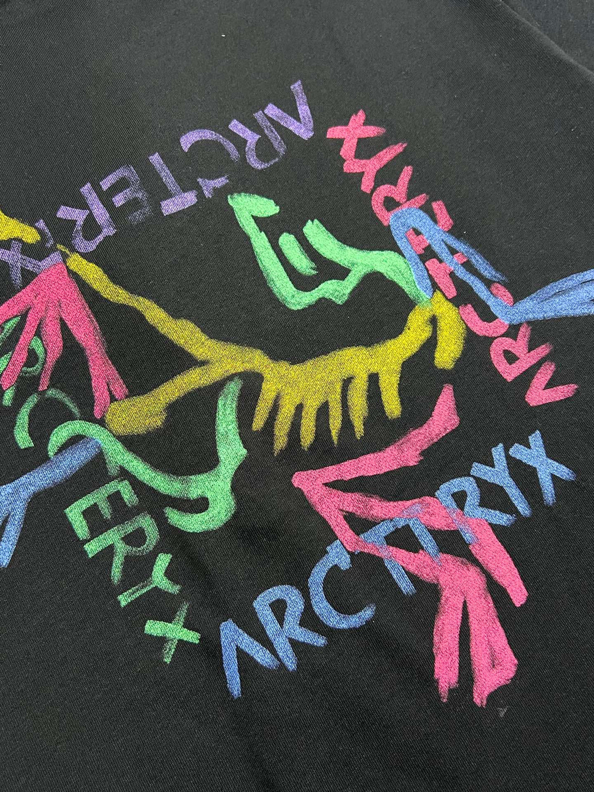 Arc'teryx Small Chest Multi‑Color Bird Logo Short‑Sleeve T‑Shirt Unisex