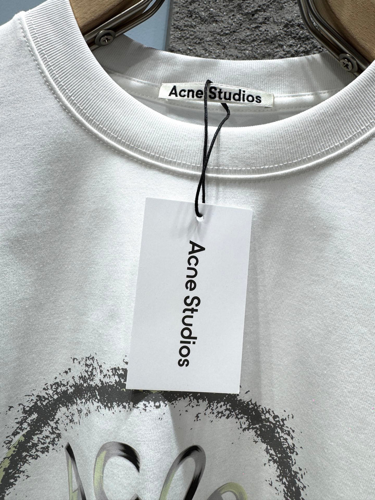 Acne Studios Circular Graphic Short‑Sleeve T‑Shirt