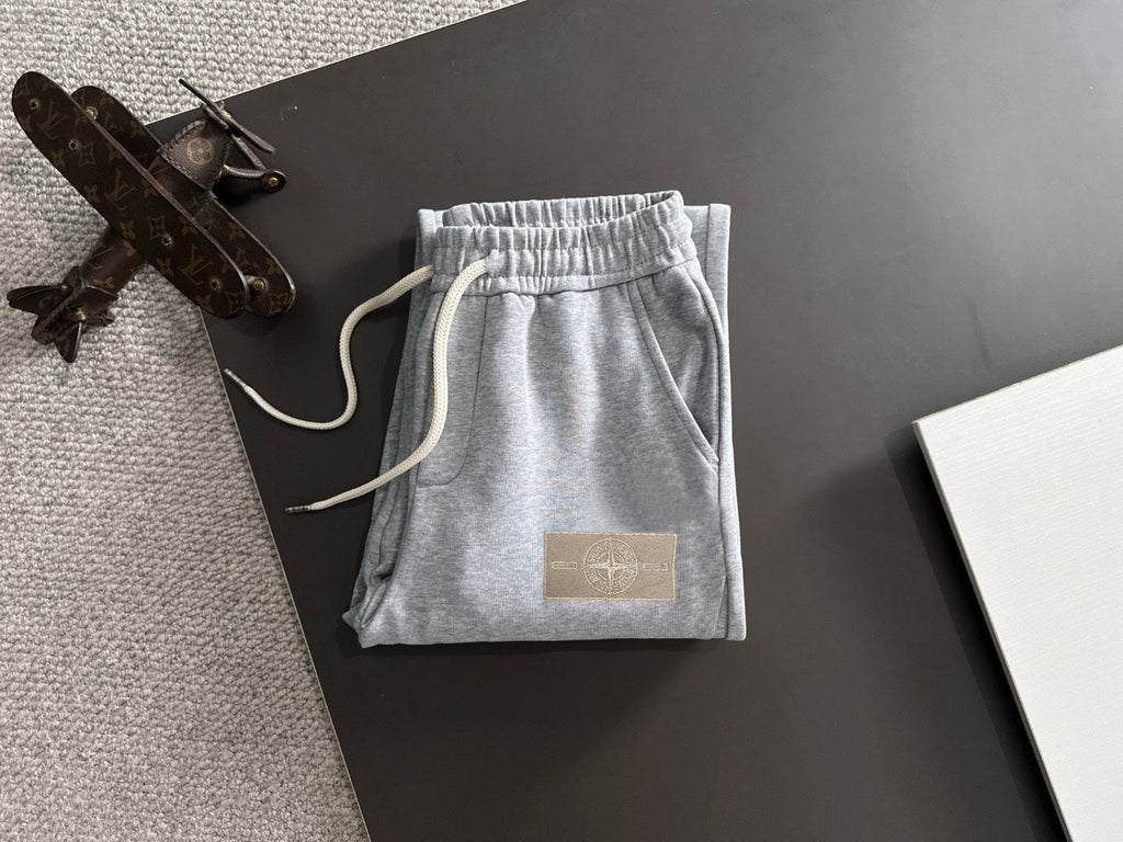 Stone Island Mixed Construction Drawcord Sweatpants - 3 Colors