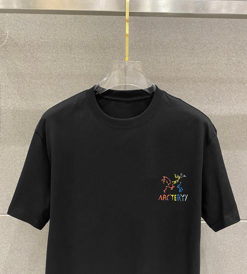 Arc'teryx Multi‑Fossil‑Bird Front‑Chest & Back Graphic SS T‑Shirt