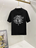 AMIRI Los Angeles Text Portrait Graphic Crew Neck Short‑Sleeve T‑Shirt