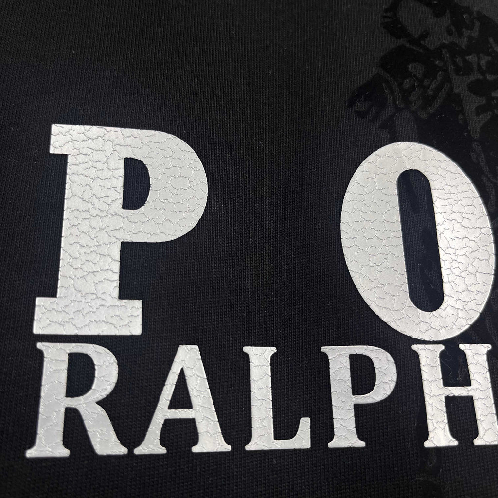 Ralph Lauren Men's Oversized Crew‑Neck Short‑Sleeve T‑Shirt With POLO Letter Logo Print
