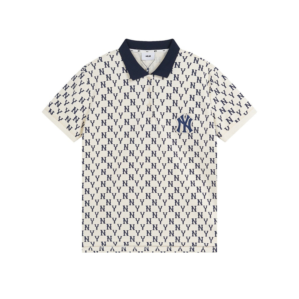 NY Yankees Monogram All-Over Polo Shirt