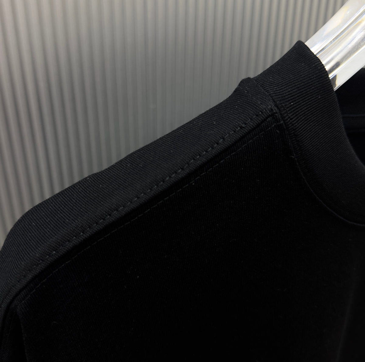 Men's Crew‑Neck Short‑Sleeve T‑Shirt with Red Pony Embroidery