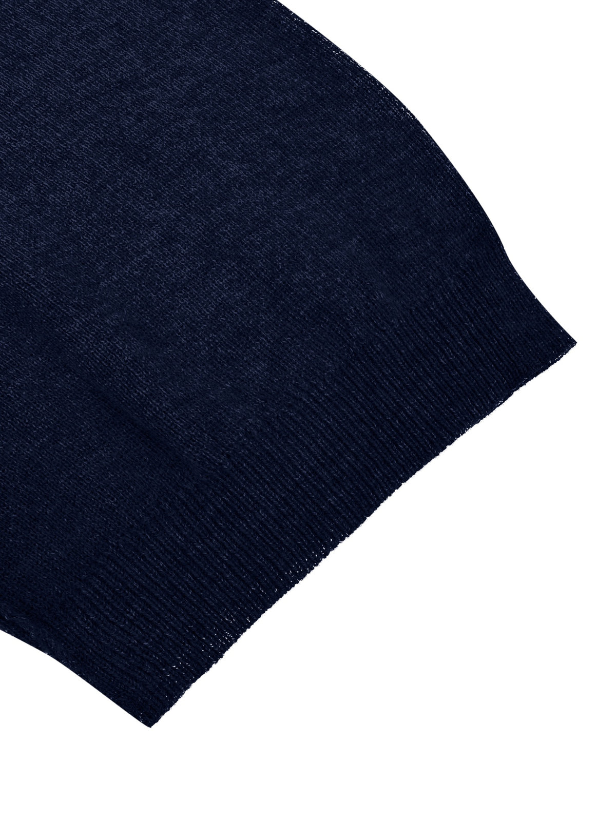 Men Crew Neck Short‑Sleeve Knit Sweater, Small Horse Embroidery