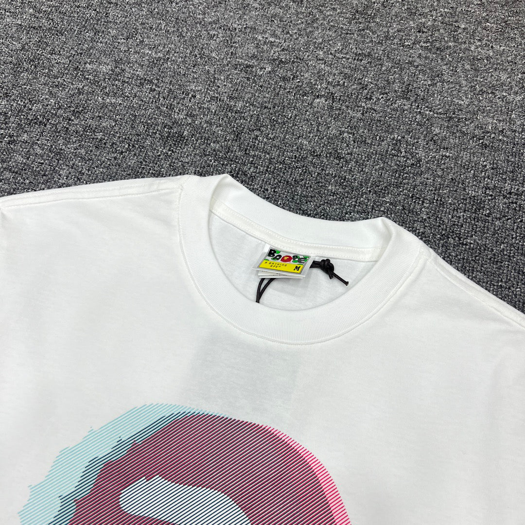 BAPE Glitch Art Ape Head Oversized Unisex T-Shirt