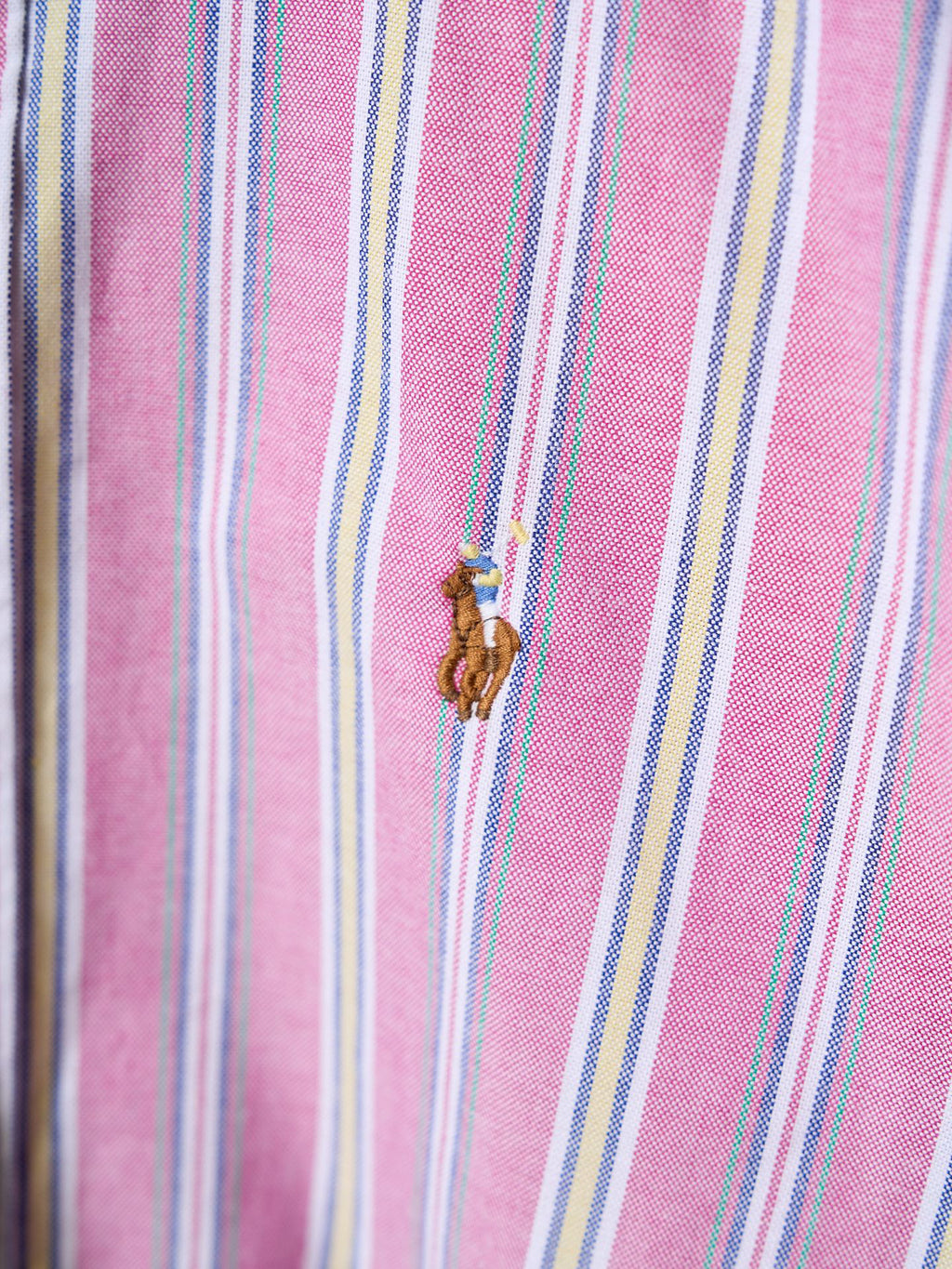 Ralph Lauren Men's Long‑Sleeve Vertical Striped Button‑Down Shirt