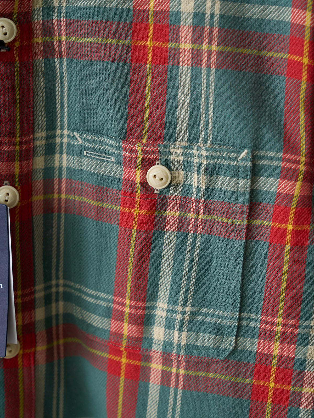 Ralph Lauren Men's Long‑Sleeve Plaid Flannel Shirt With Double Chest Pockets