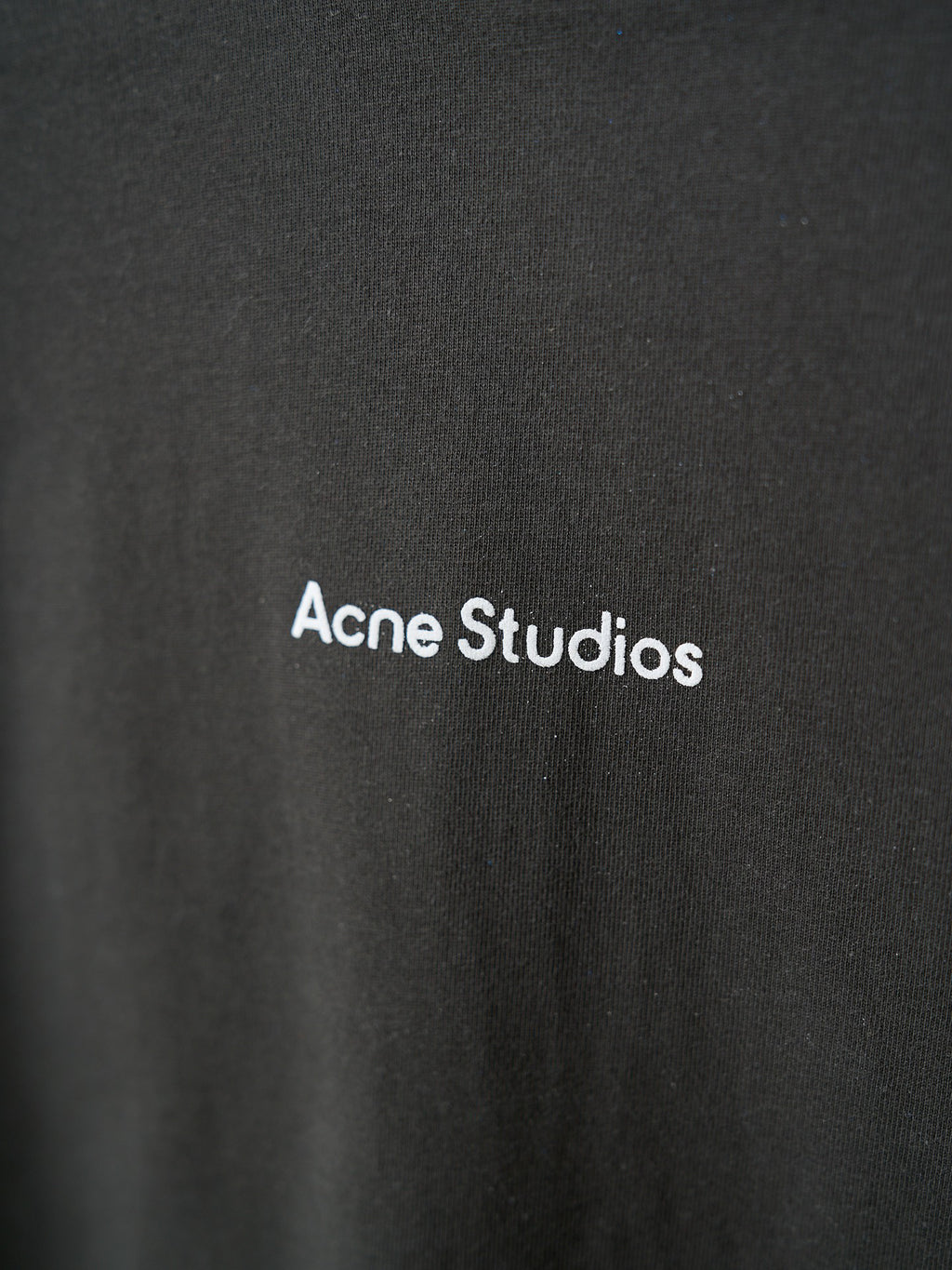 Acne Studios Gradient Metallic Finish Oversized Short‑Sleeve T‑Shirt