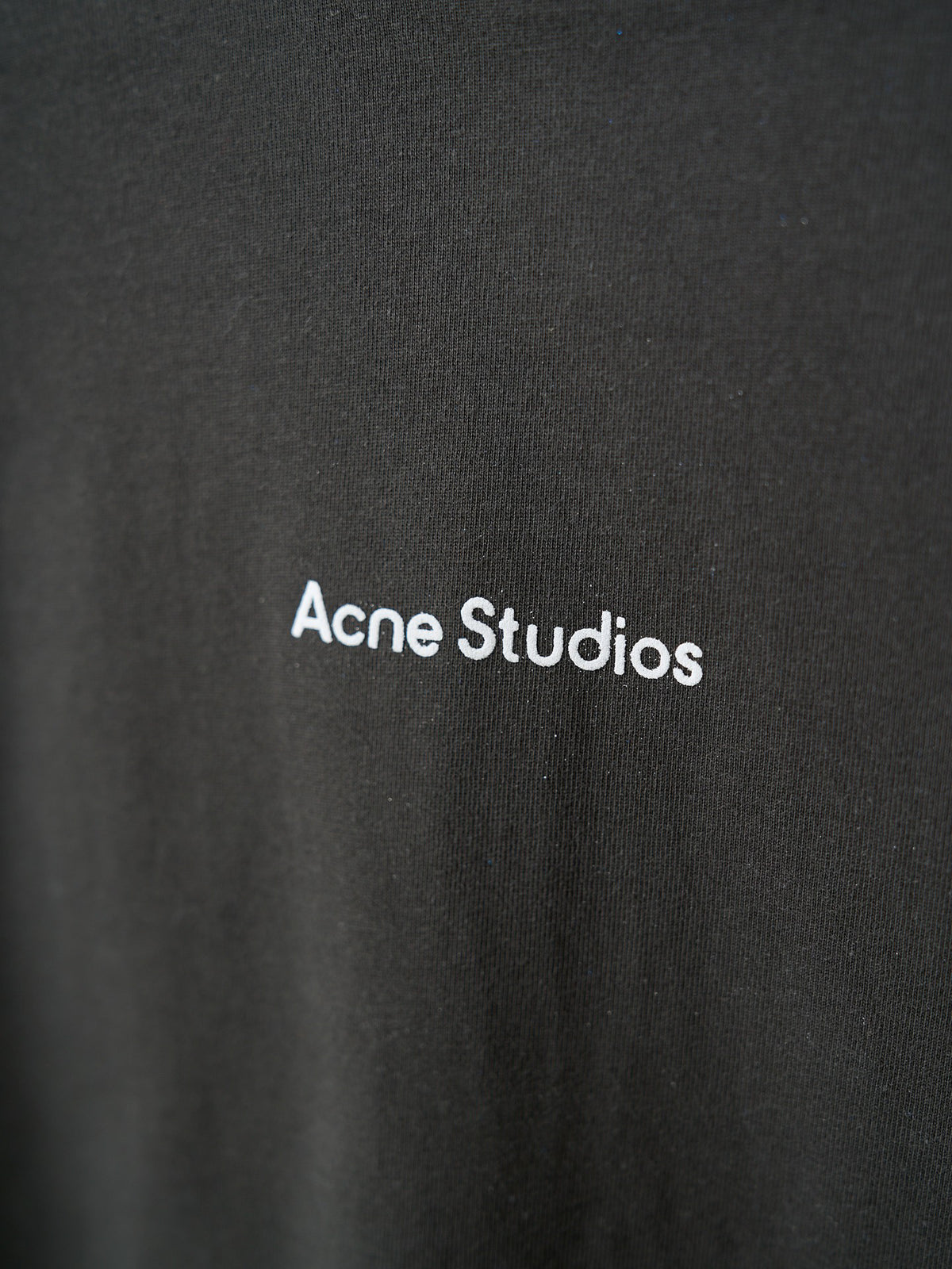 Acne Studios Gradient Metallic Finish Oversized Short‑Sleeve T‑Shirt
