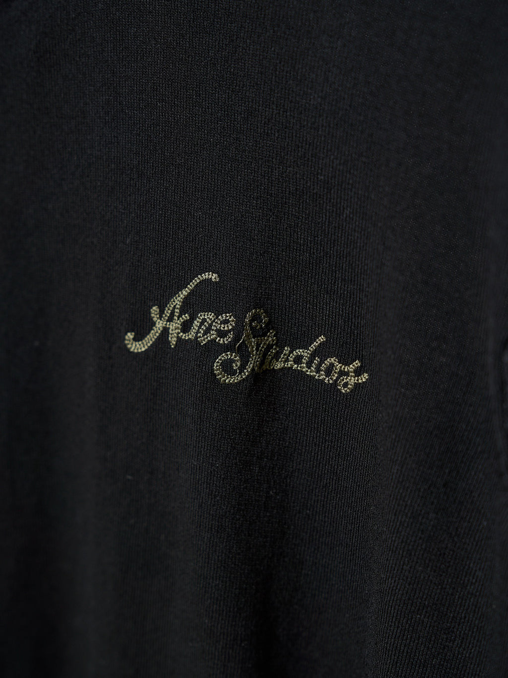 Acne Studios Short‑Sleeve Knit Crew Neck Top