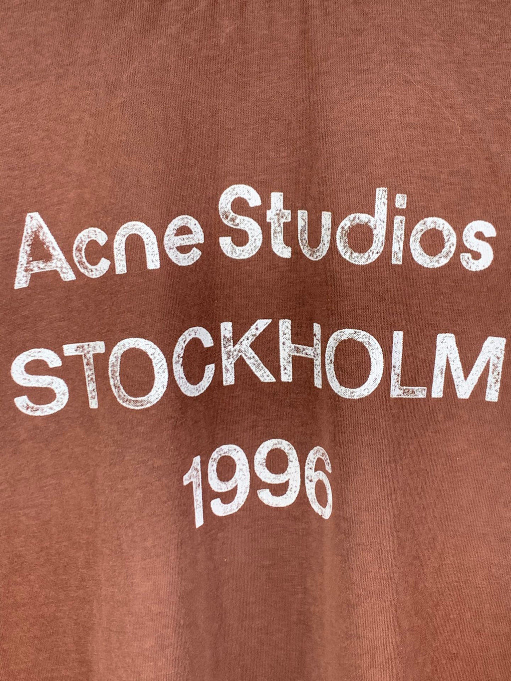 Acne Studios Stockholm 1996 Print Oversized Short‑Sleeve T‑Shirt