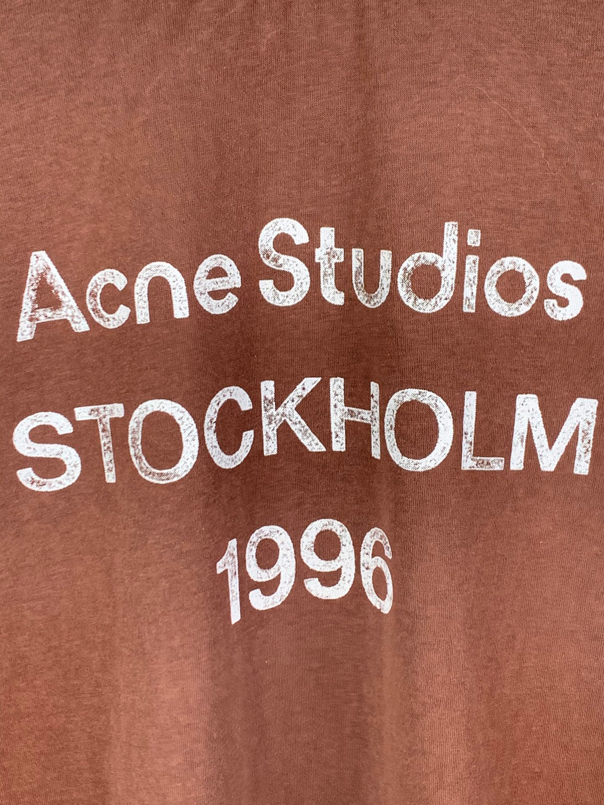 Acne Studios Stockholm 1996 Print Oversized Short‑Sleeve T‑Shirt