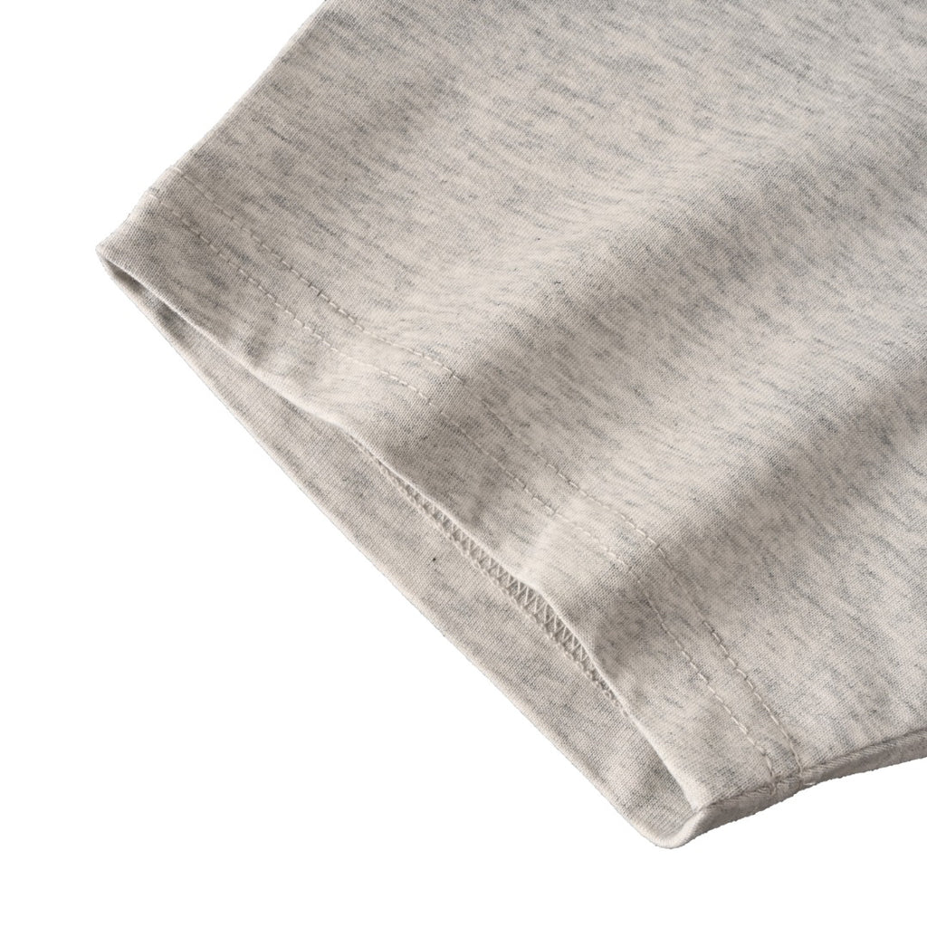 Acne Studios Bow‑Graphic Heather‑Grey Oversized Crew‑Neck T‑Shirt