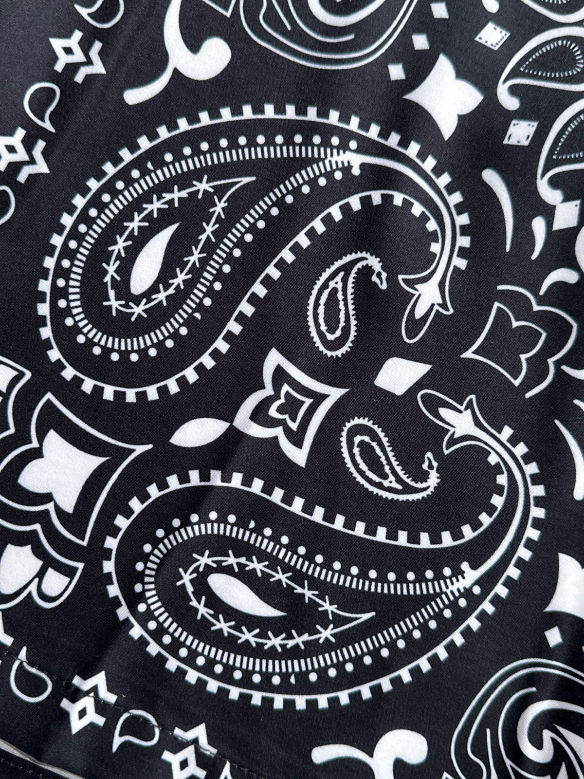 AMIRI Bandana Print Camp Collar Short‑Sleeve Shirt and Shorts Set