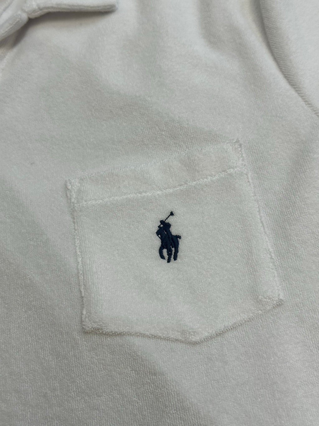 Polo Ralph Lauren Men’s Terry‑Cloth Short‑Sleeve Polo Shirt With Pocket Pony Logo