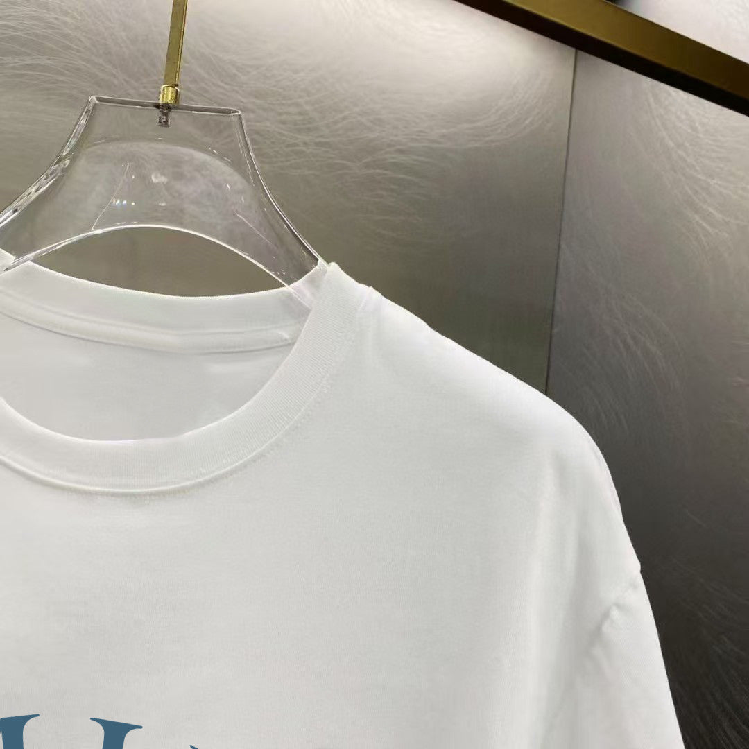 Amiri Arts And Crafts Text Front Graphic Crew‑Neck Short‑Sleeve T‑Shirt