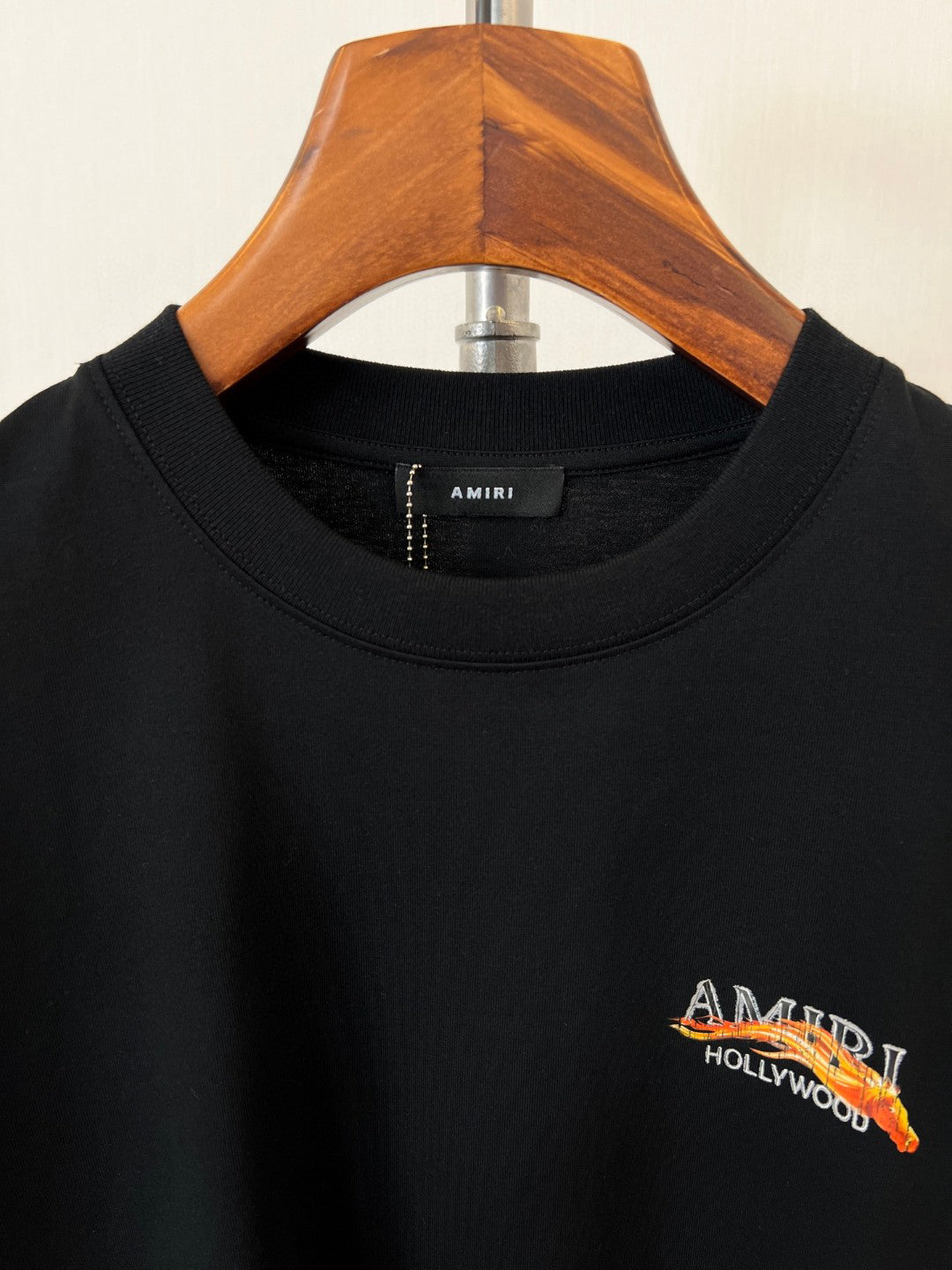 Amiri Hollywood Small Chest Graphic Crew‑Neck Short‑Sleeve T‑Shirt