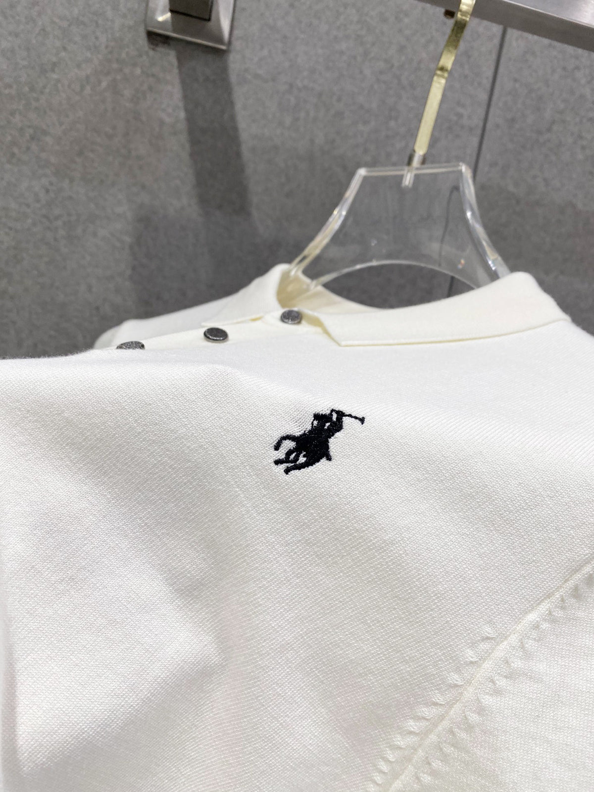 Ralph Lauren Men's Knit Short‑Sleeve Polo Shirt With Black Pony Logo