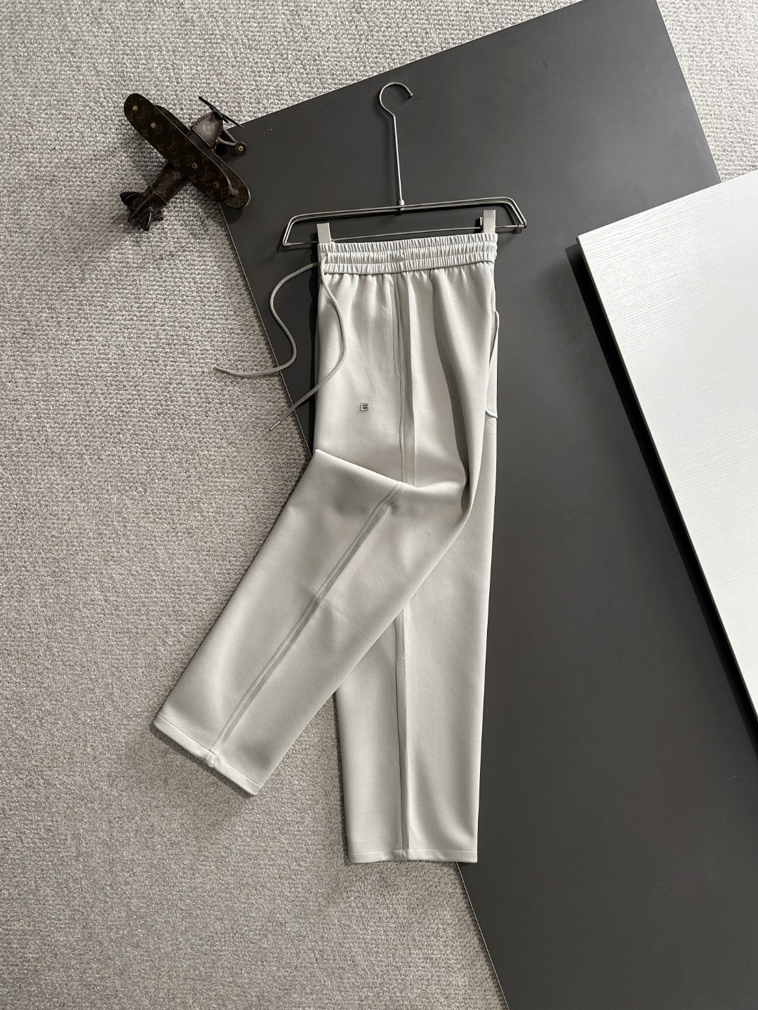 Acne Studios Drawstring Waist Straight‑Leg Sweatpants