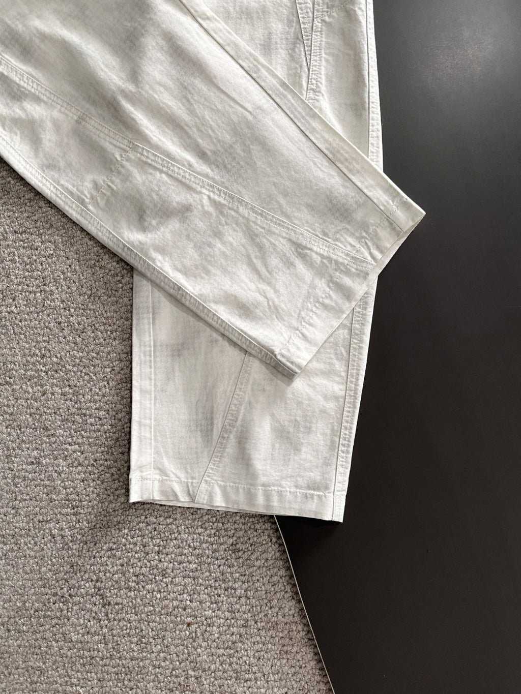 Ralph Lauren Men's White Straight‑Leg Casual Trousers