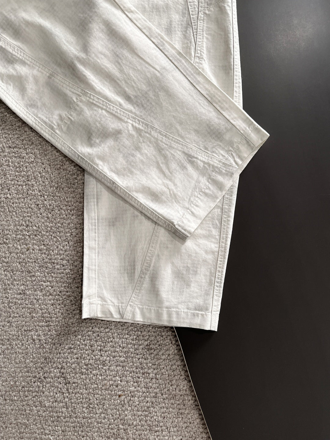 Ralph Lauren Men's White Straight‑Leg Casual Trousers