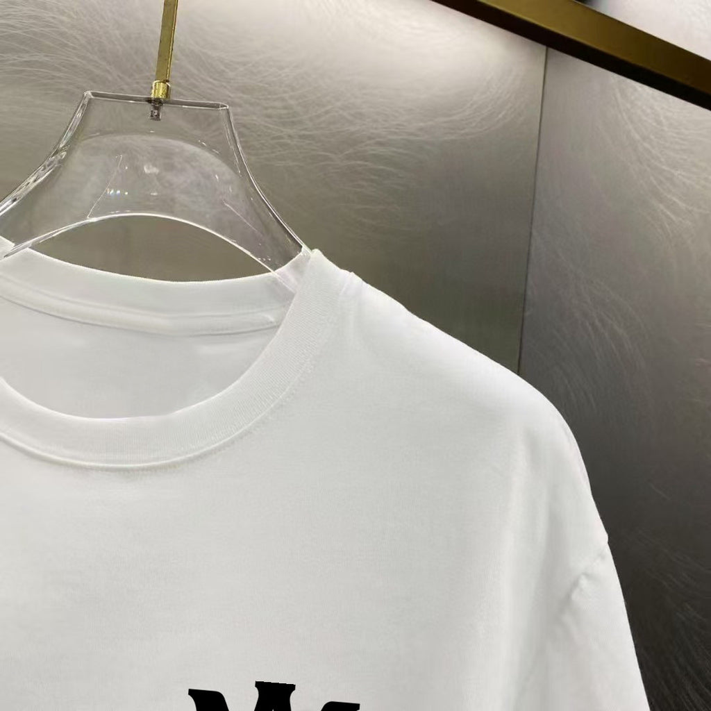 Amiri Small Chest Monogram Crew‑Neck Short‑Sleeve T‑Shirt