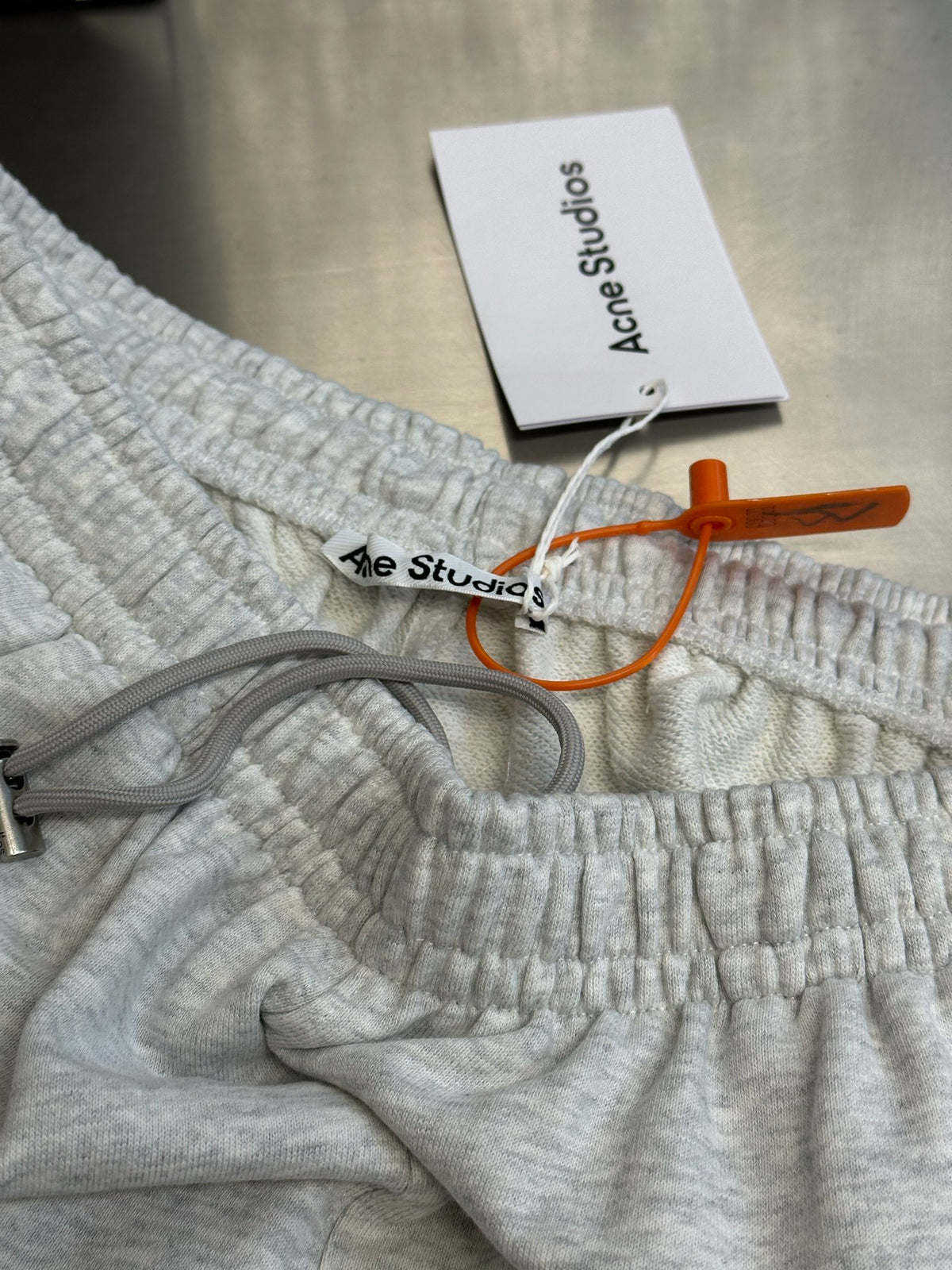 Acne Studios Elastic Waist Wide‑Leg Sweat Pants
