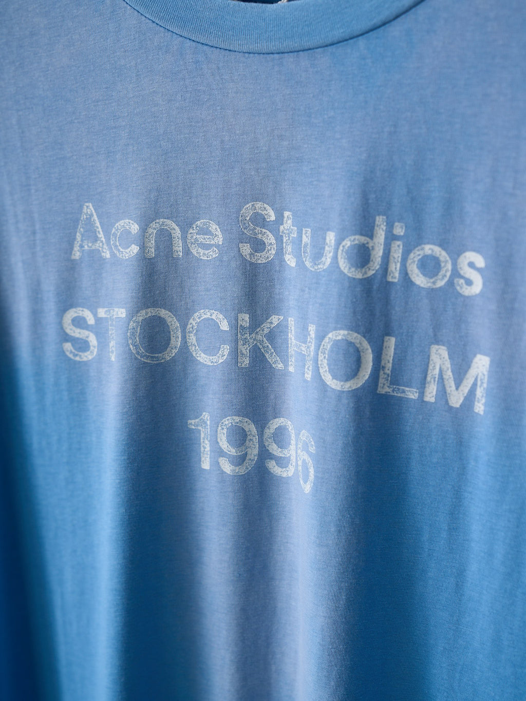Acne Studios Stockholm 1996 Vintage‑Wash Short‑Sleeve T‑Shirt