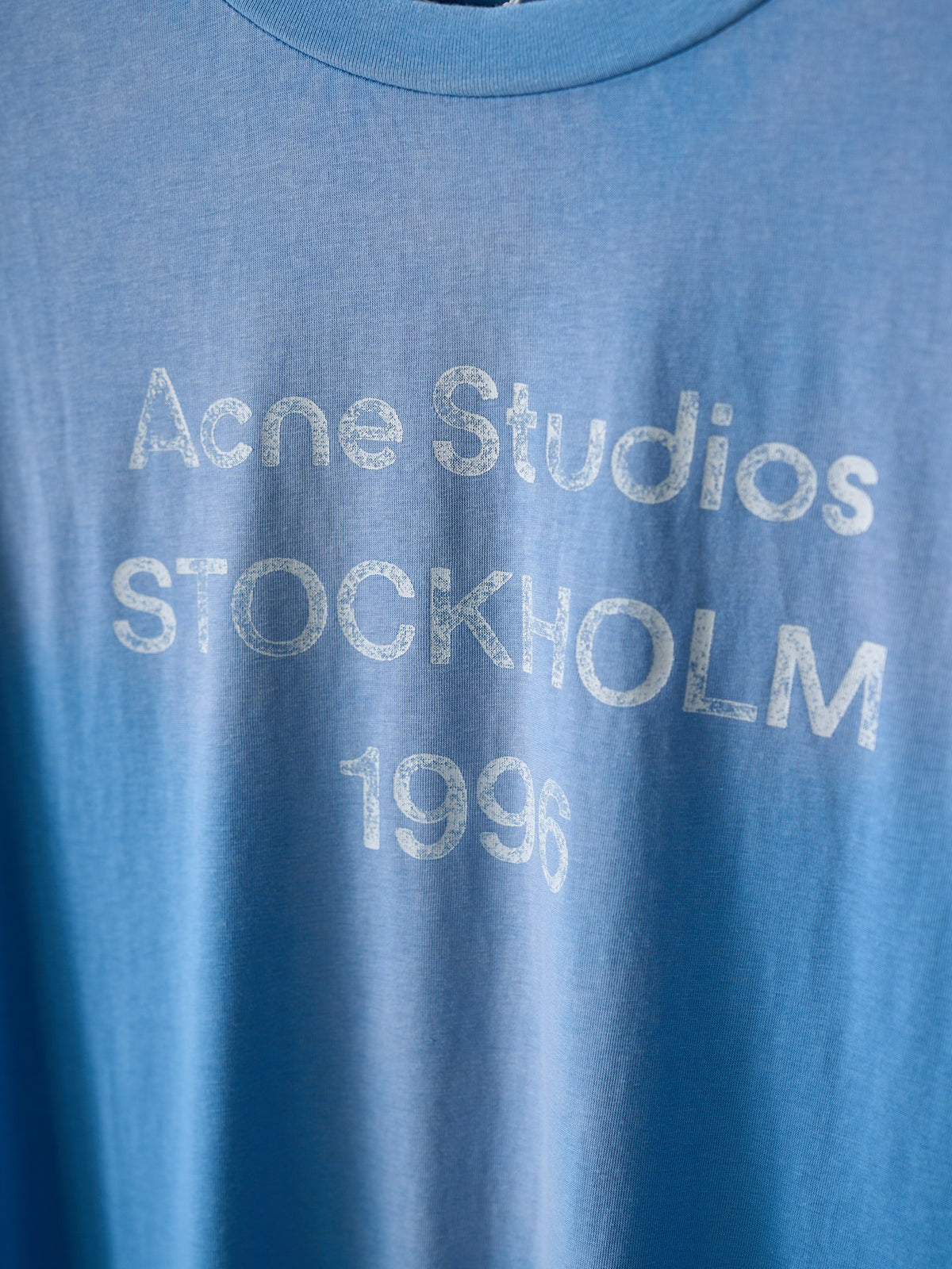 Acne Studios Stockholm 1996 Vintage‑Wash Short‑Sleeve T‑Shirt