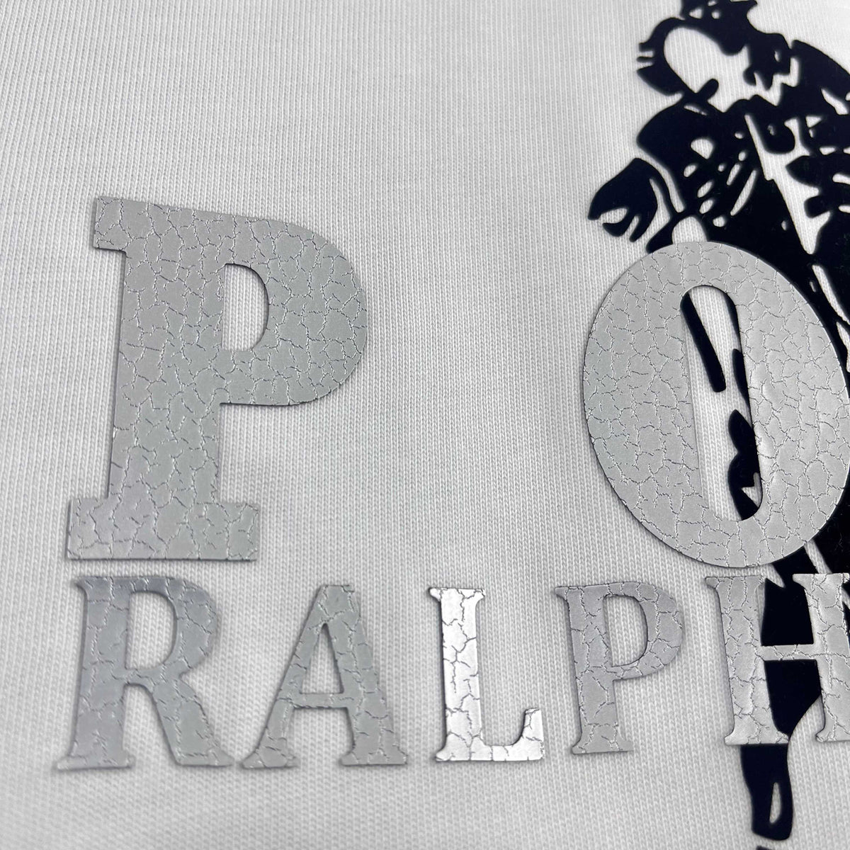 Ralph Lauren Men's Oversized Short‑Sleeve Crew‑Neck T‑Shirt With Large POLO Graphic Print
