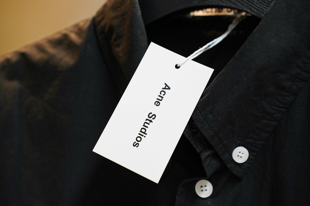 Acne Studios Stockholm 1996 Pocket‑Print Long‑Sleeve Button‑Down Shirt