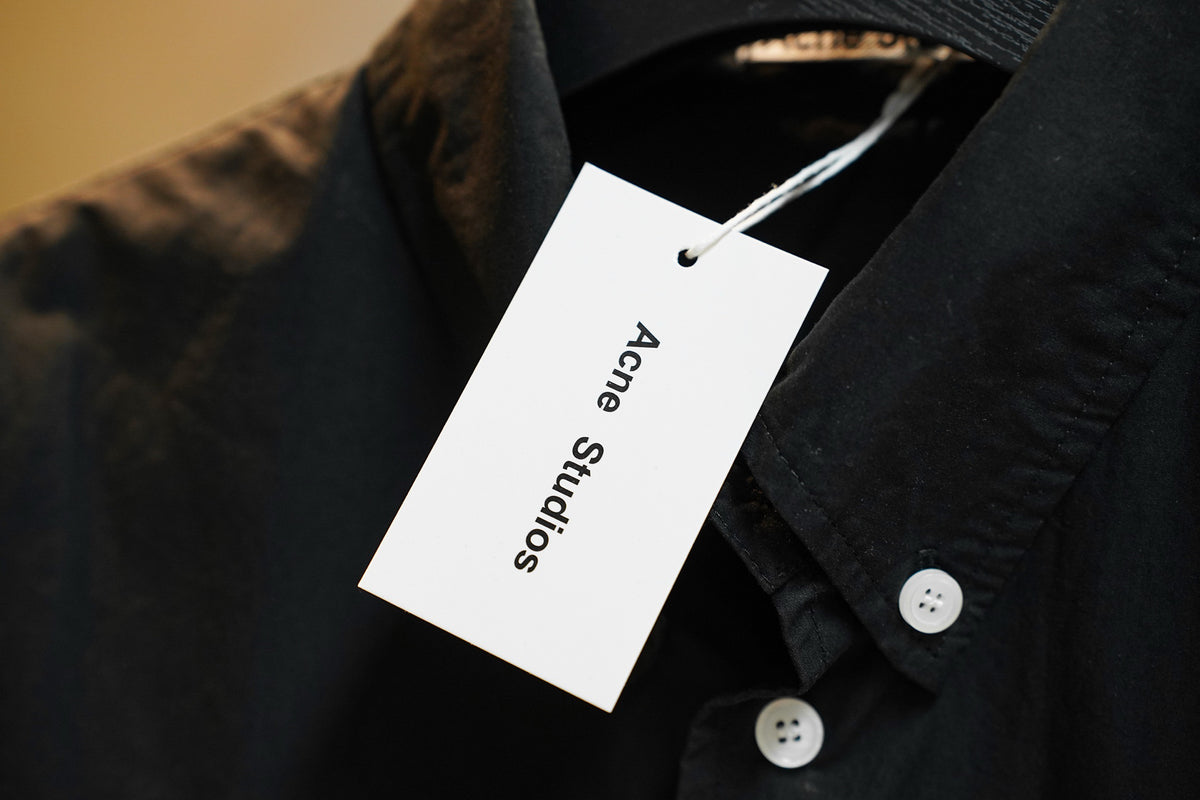 Acne Studios Stockholm 1996 Pocket‑Print Long‑Sleeve Button‑Down Shirt