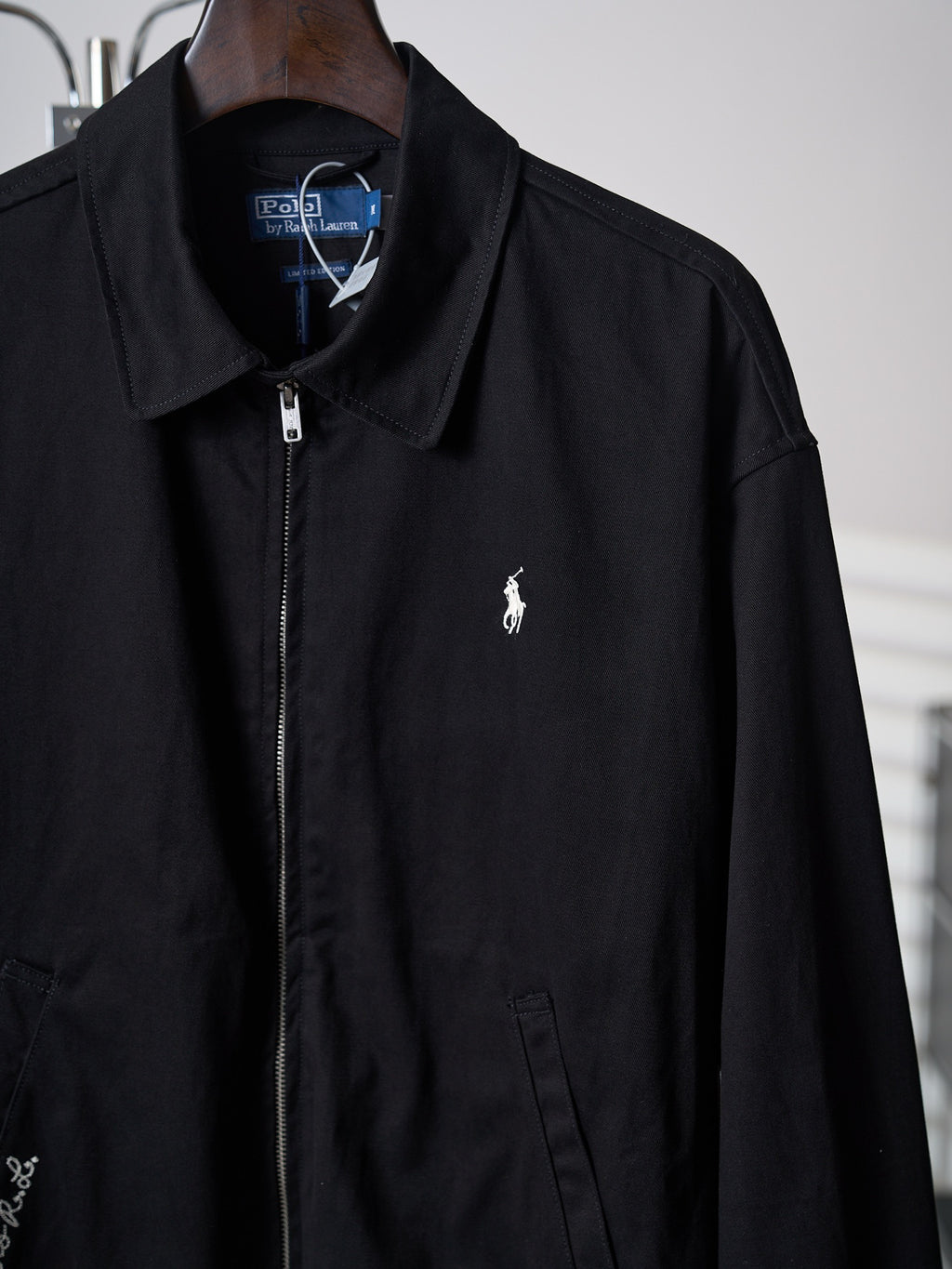 Polo Ralph Lauren Men’s Cotton Zip‑Up Harrington Jacket With Pony Embroidery