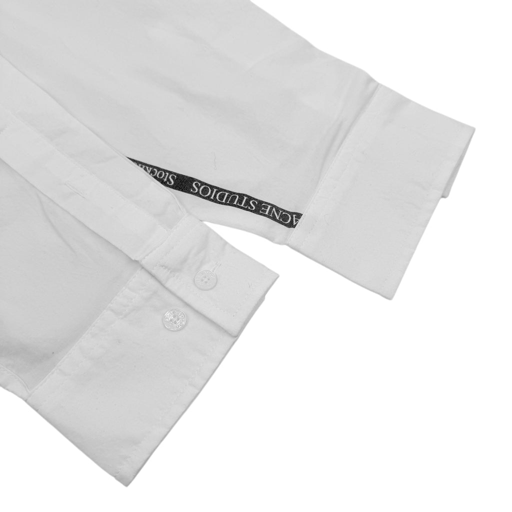 Acne Studios Oversized Long‑Sleeve Button‑Front Cotton Shirt