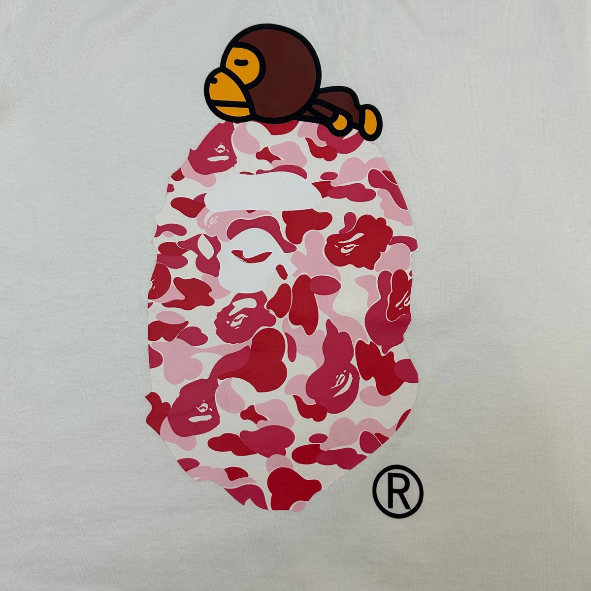 BAPE SS25 ABC Camo Baby Milo Ape Head Oversized Heavyweight Unisex T-Shirt