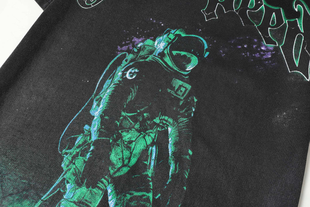 Godspeed Astronaut Space Graphic T‑Shirt