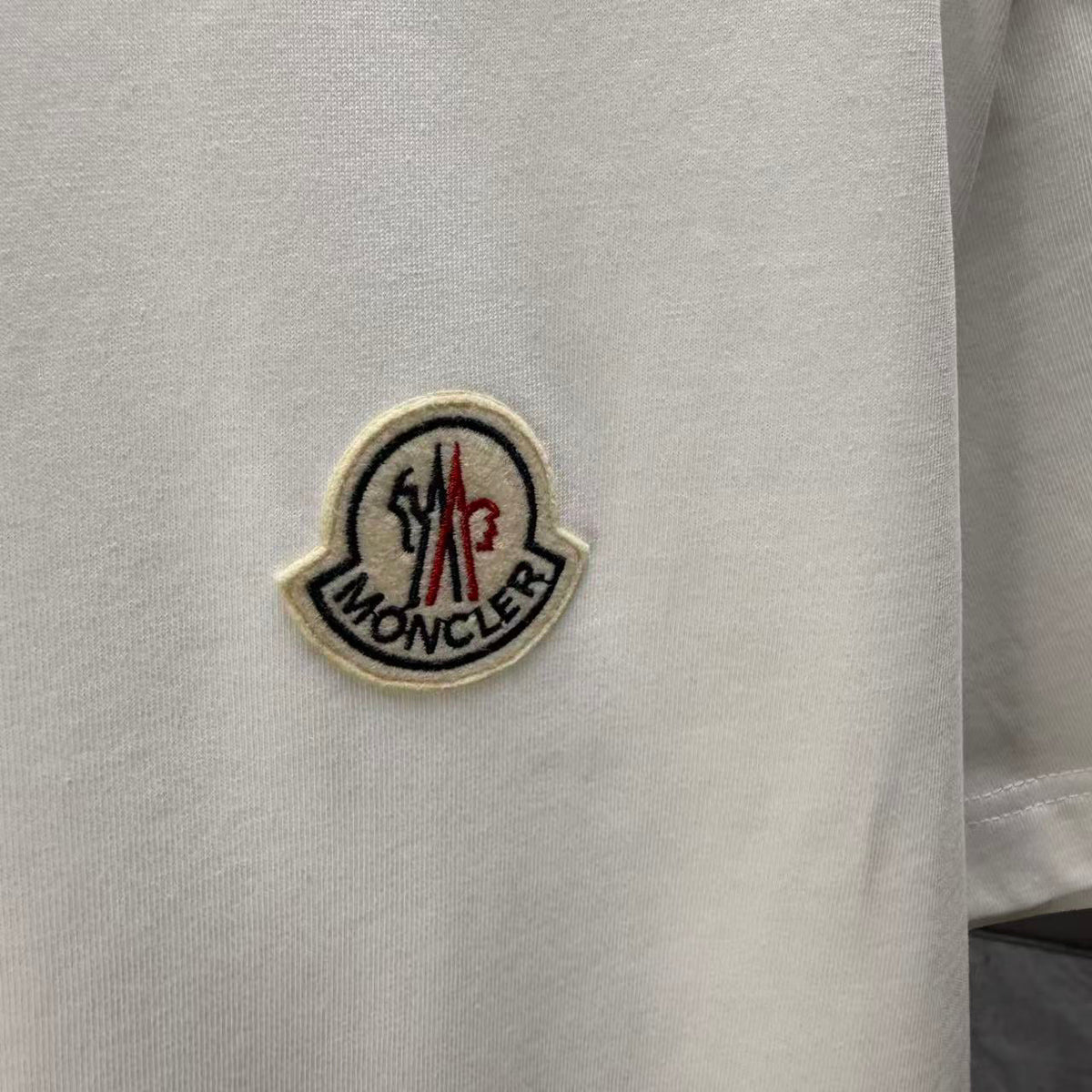 Moncler Classic Badge T-Shirt White
