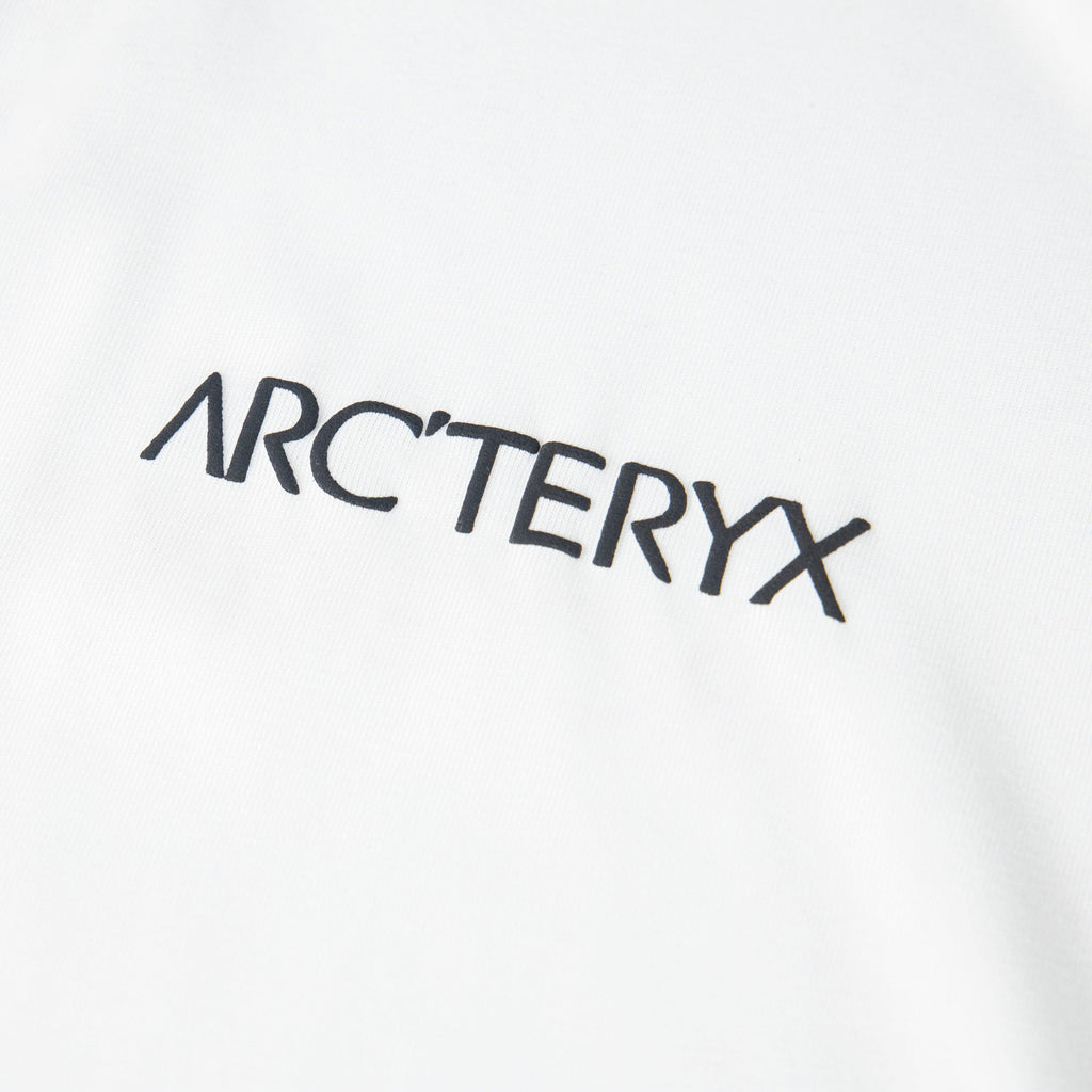 Arc'teryx Pink Chest Wordmark & Back Multi-Label Skeleton Bird Unisex T-Shirt